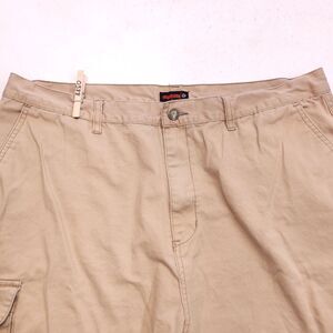 Wolverine Medium Wash Casual Button Cargo Shorts Mens Size 40 Beige